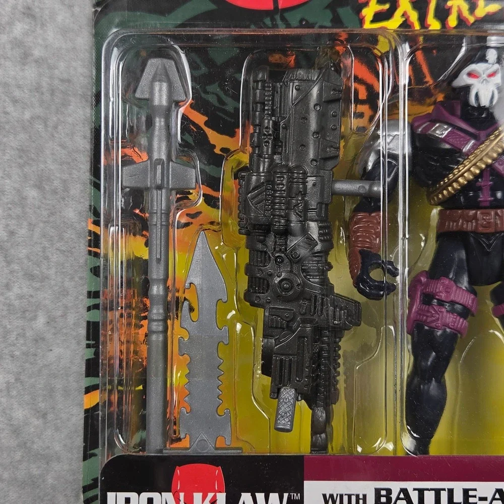 GI Joe Extreme Iron Klaw Action Figure 1995 Kenner SKAR Leader Vintage Toy
